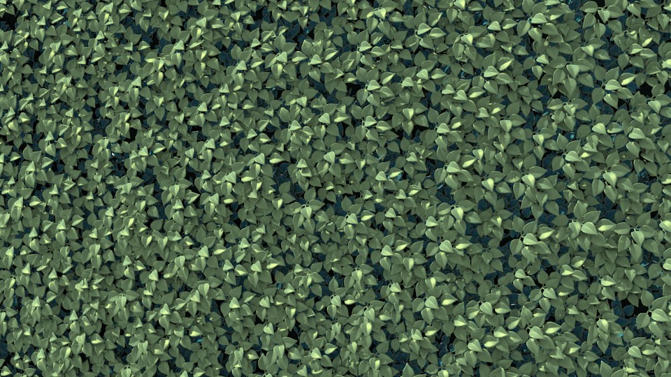 Particle NO texture leaves - animated wall of leaves preview image 1
